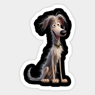 Silly Dog Sticker